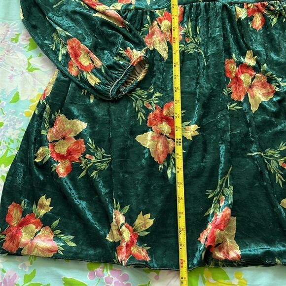 Nasty Gal x Lucy Wang Velvet Tunic Dress - L - Picture 6 of 14